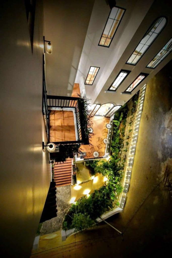 Chiếu sáng tổng thể kiến trúc Homestay Harvest Mooninn
