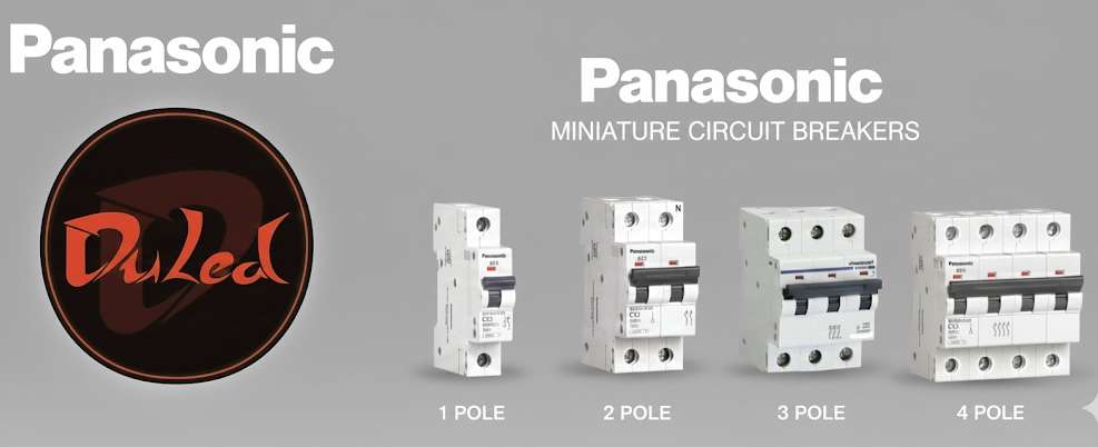 Aptomat MCB Panasonic chính hãng DU LED